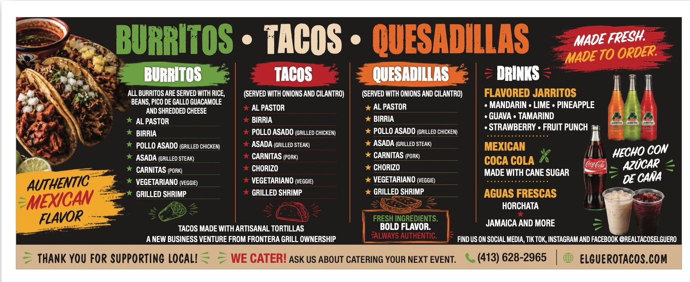 El Guero Tacos Full Menu